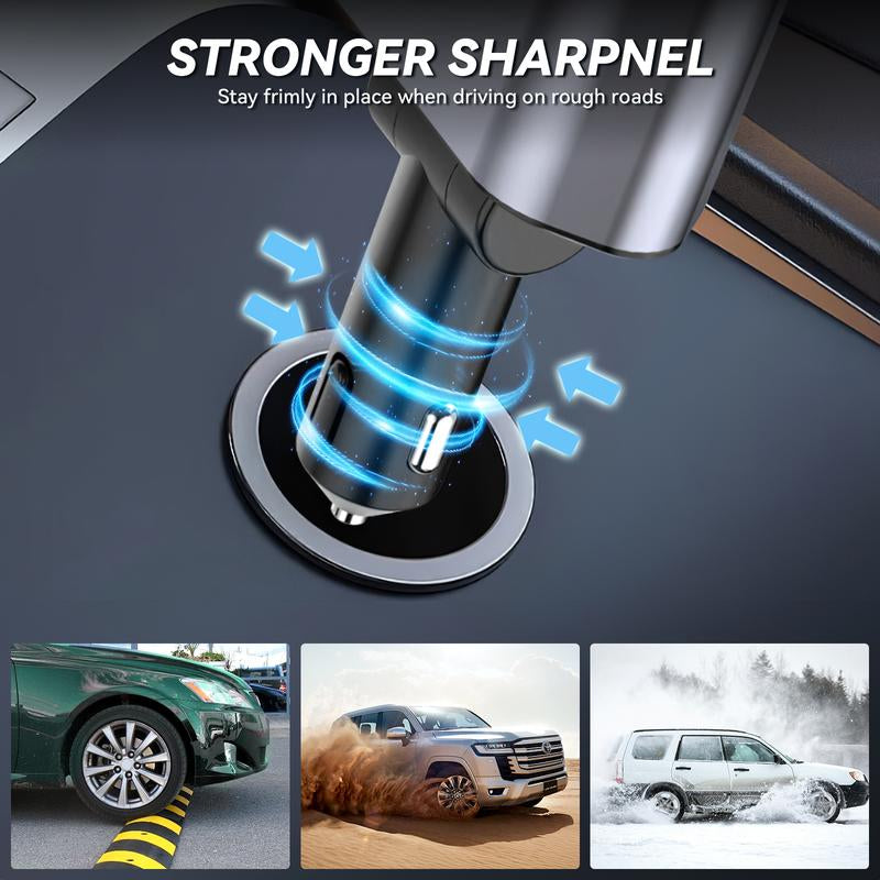 4-In-1 Retractable Car Charger – Fast USB-C & Lightning Adapter, Dual Ports, Aromatherapy & Starlight Roof, Quick Charge for Iphone, Samsung, Google Pixel, Travel & Car Accessories, Outdoorfun
