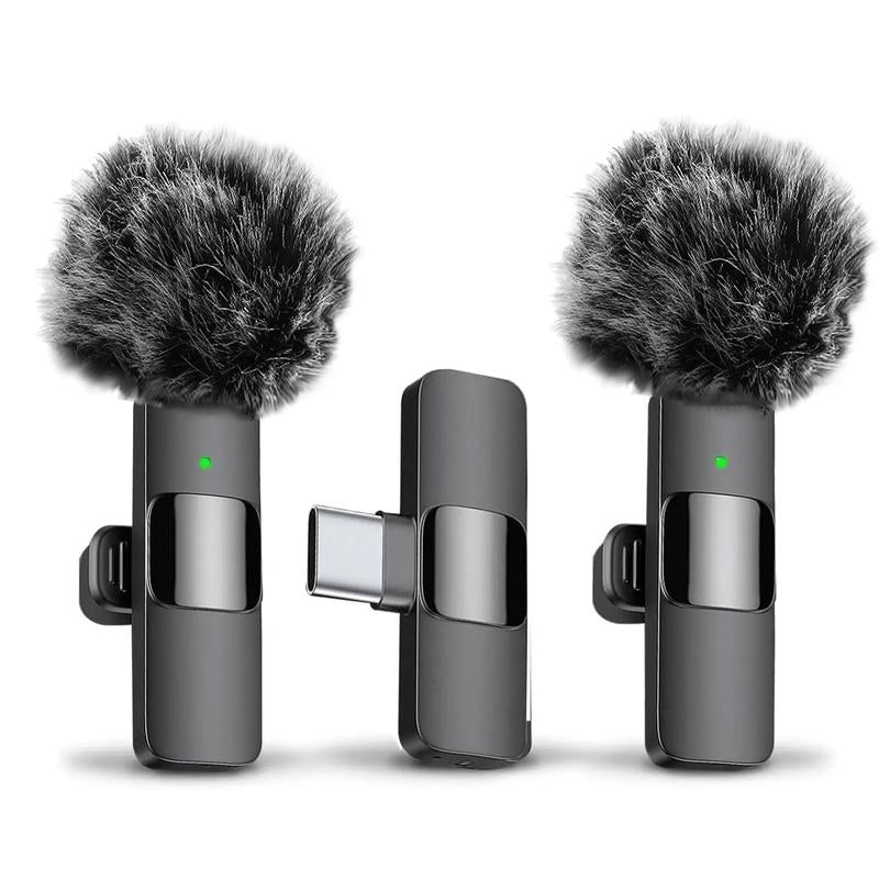HITOZON Professional Wireless Lavalier Microphone for iPhone and Android - Plug-and-Play Lapel Mic for Video Recording, Teaching, Interviews, Podcasts, and Vlogging